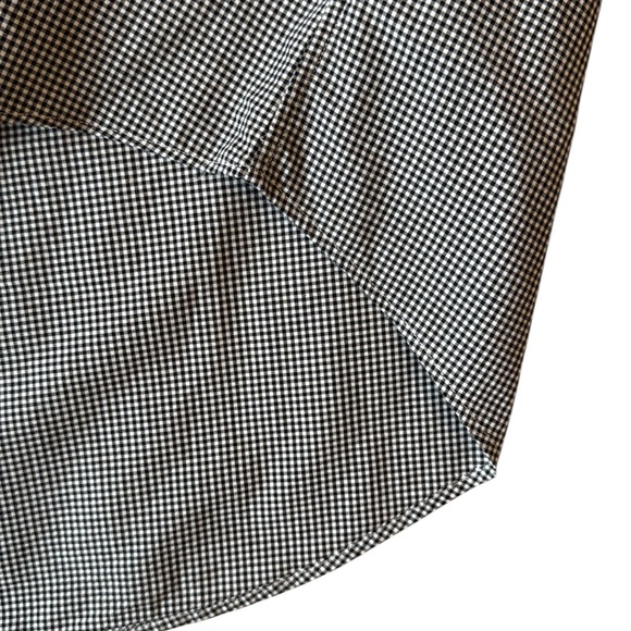 Ralph Lauren Black/White Gingham Check Button Down Shirt 100% Cotton Stretch XL - Picture 8 of 12